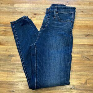 J. Crew Curvy Skinny Highrise‎ stretch medium wash 5 pocket denim jean size 26